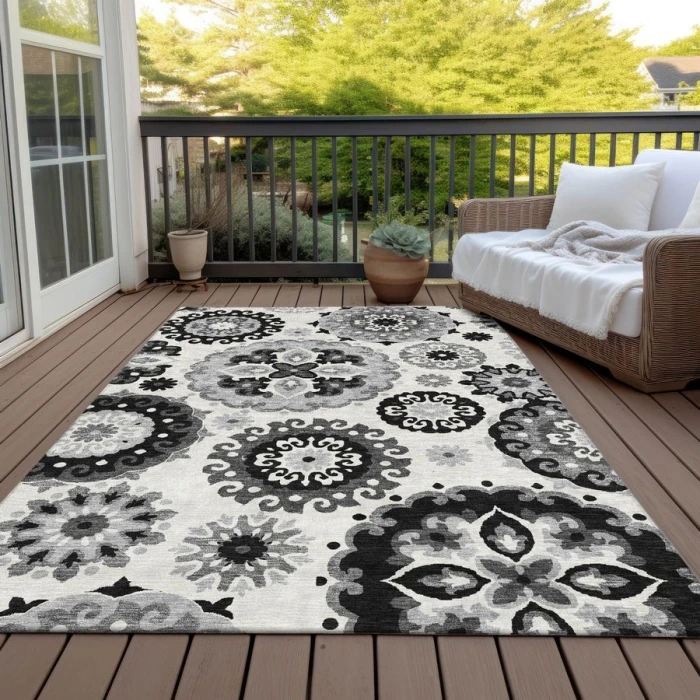 Addison Chantille ACN763-Black 10 ft. X 14 ft. Rectangle Rug