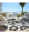 Addison Chantille ACN763-Black 8 ft. X 8 ft. Round Rug