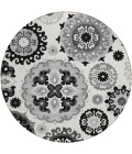 Addison Chantille ACN763-Black 8 ft. X 8 ft. Round Rug