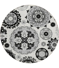 Addison Chantille ACN763-Black 8 ft. X 8 ft. Round Rug