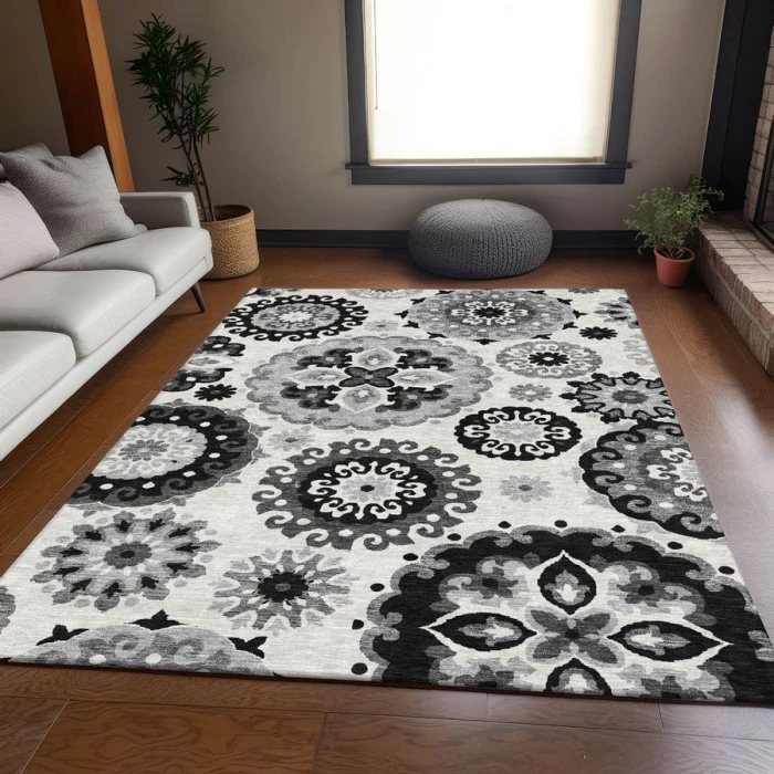 Addison Chantille ACN763-Black 10 ft. X 14 ft. Rectangle Rug