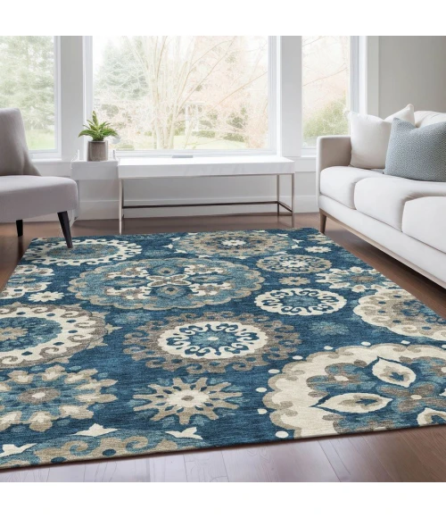 Addison Chantille ACN763-Blue 8 ft. X 10 ft. Rectangle Rug
