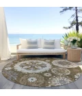 Addison Chantille ACN763-Brown 8 ft. X 8 ft. Round Rug