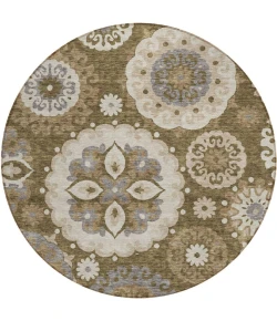 Addison Chantille ACN763-Brown 8 ft. X 8 ft. Round Rug