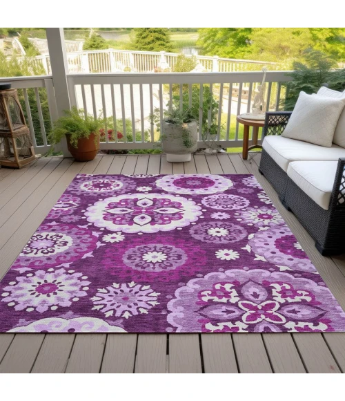 Addison Chantille ACN763-Eggplant 10 ft. X 14 ft. Rectangle Rug