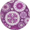 Addison Chantille ACN763-Eggplant 8 ft. X 8 ft. Round Rug