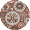 Addison Chantille ACN763-Paprika 8 ft. X 8 ft. Round Rug
