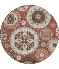 Addison Chantille ACN763-Paprika 8 ft. X 8 ft. Round Rug