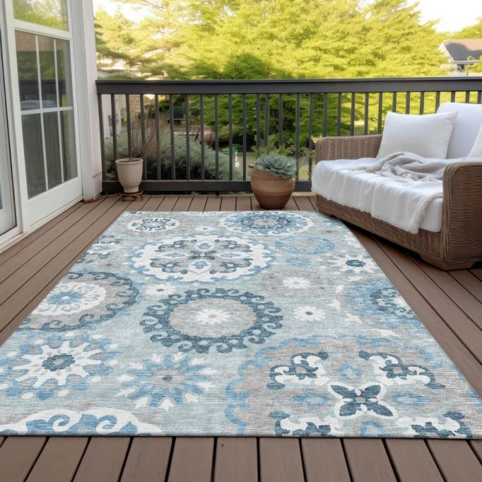 Addison Chantille ACN763-Sky 3 ft. X 5 ft. Rectangle Rug