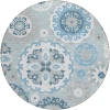 Addison Chantille ACN763-Sky 8 ft. X 8 ft. Round Rug