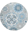 Addison Chantille ACN763-Sky 8 ft. X 8 ft. Round Rug