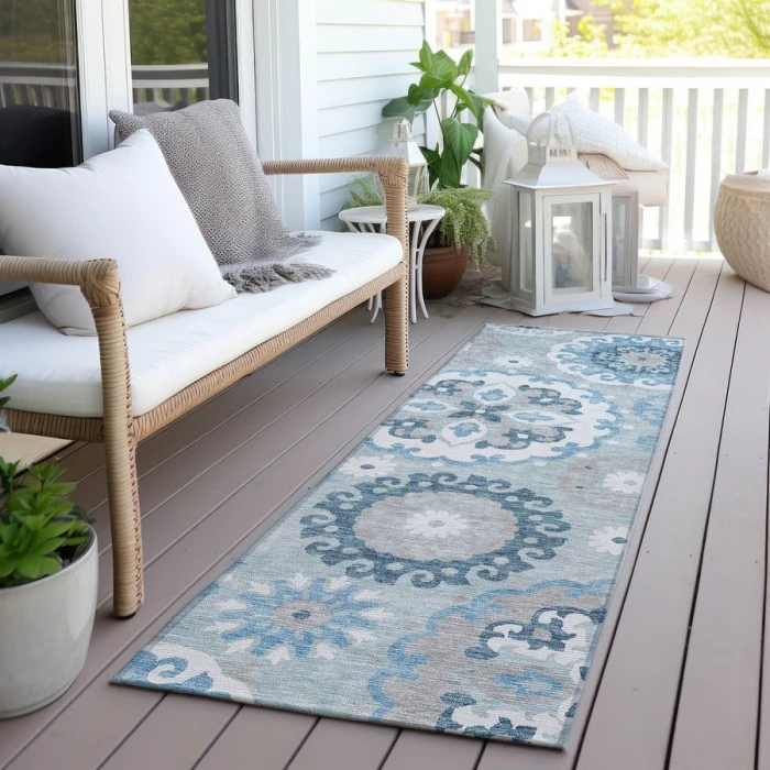 Addison Chantille ACN763-Sky 2 ft. 3 in. X 7 ft. 6 in. Rectangle Rug