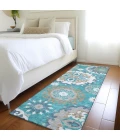 Addison Chantille ACN763-Teal 2 ft. 3 in. X 7 ft. 6 in. Rectangle Rug