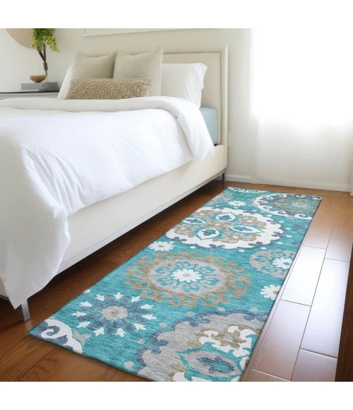 Addison Chantille ACN763-Teal 2 ft. 3 in. X 7 ft. 6 in. Rectangle Rug