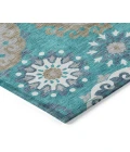 Addison Chantille ACN763-Teal 8 ft. X 8 ft. Round Rug
