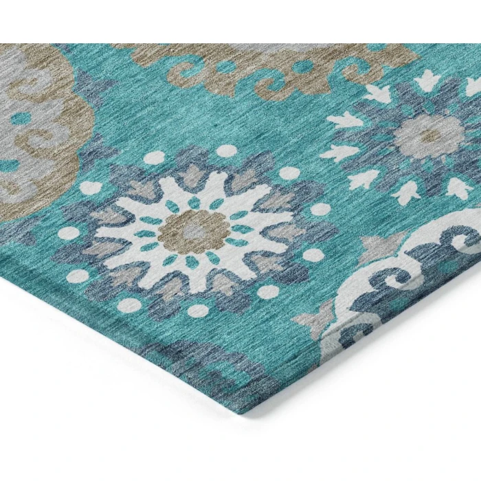 Addison Chantille ACN763-Teal 9 ft. X 12 ft. Rectangle Rug