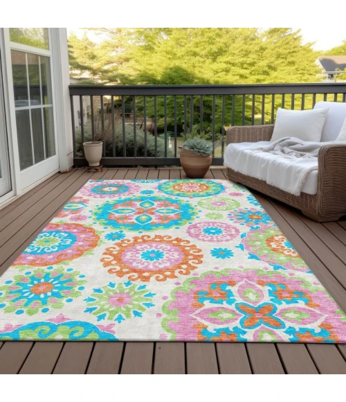 Addison Chantille ACN763-White 9 ft. X 12 ft. Rectangle Rug