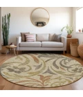 Addison Chantille ACN764-Beige 8 ft. X 8 ft. Round Rug
