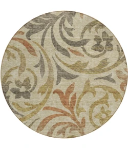 Addison Chantille ACN764-Beige 8 ft. X 8 ft. Round Rug