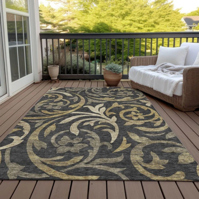 Addison Chantille ACN764-Black 10 ft. X 14 ft. Rectangle Rug