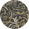 Addison Chantille ACN764-Black 8 ft. X 8 ft. Round Rug