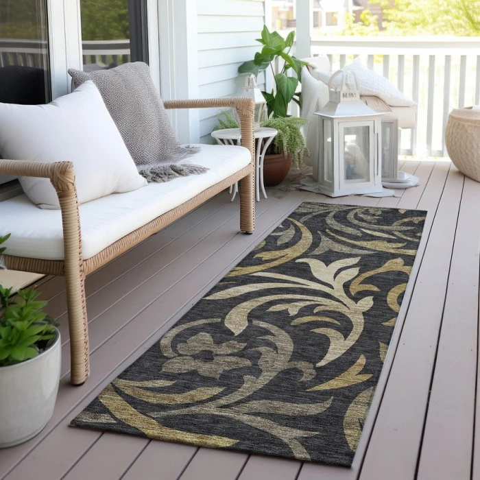 Addison Chantille ACN764-Black 2 ft. 3 in. X 7 ft. 6 in. Rectangle Rug