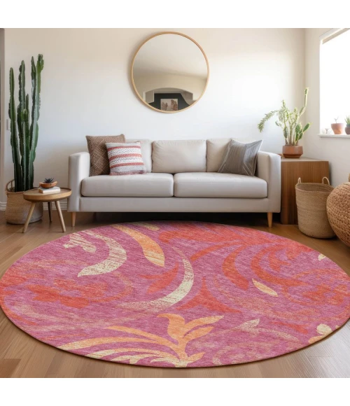 Addison Chantille ACN764-Blush 8 ft. X 8 ft. Round Rug