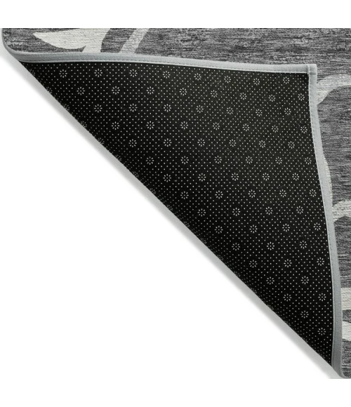 Addison Chantille ACN764-Charcoal 8 ft. X 8 ft. Round Rug