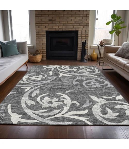 Addison Chantille ACN764-Charcoal 3 ft. X 5 ft. Rectangle Rug