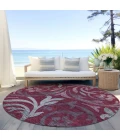 Addison Chantille ACN764-Garnet 8 ft. X 8 ft. Round Rug