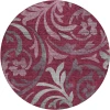Addison Chantille ACN764-Garnet 8 ft. X 8 ft. Round Rug