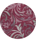 Addison Chantille ACN764-Garnet 8 ft. X 8 ft. Round Rug