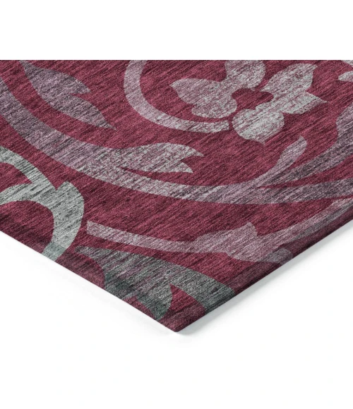 Addison Chantille ACN764-Garnet 8 ft. X 8 ft. Round Rug