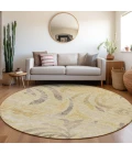 Addison Chantille ACN764-Gold 8 ft. X 8 ft. Round Rug