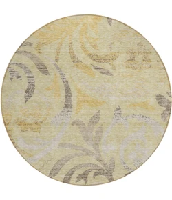 Addison Chantille ACN764-Gold 8 ft. X 8 ft. Round Rug