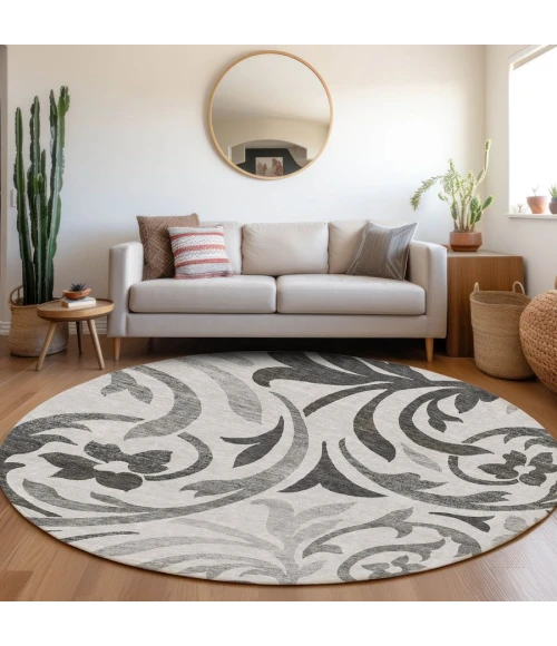 Addison Chantille ACN764-Gray 8 ft. X 8 ft. Round Rug