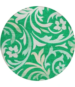 Addison Chantille ACN764-Green 8 ft. X 8 ft. Round Rug