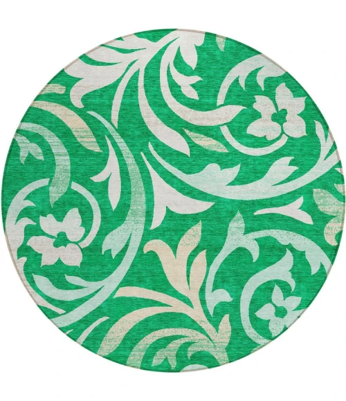 Addison Chantille ACN764-Green 8 ft. X 8 ft. Round Rug