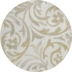 Addison Chantille ACN764-Ivory 8 ft. X 8 ft. Round Rug