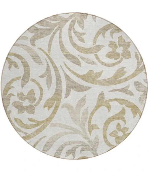 Addison Chantille ACN764-Ivory 8 ft. X 8 ft. Round Rug