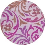 Addison Chantille ACN764-Lavender 8 ft. X 8 ft. Round Rug