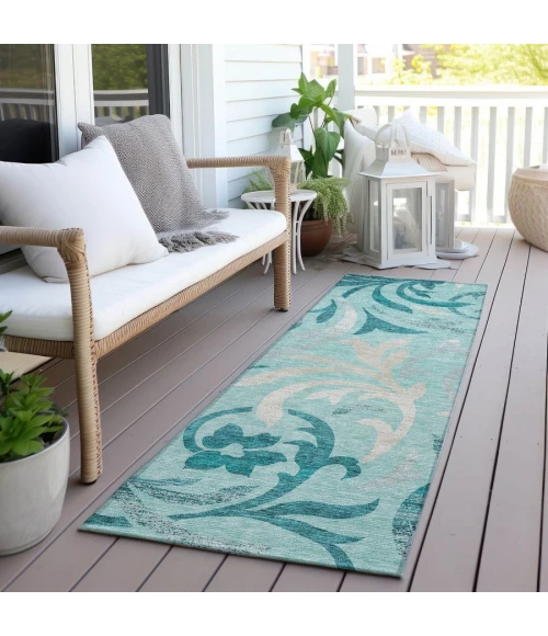 Addison Chantille ACN764-Teal 2 ft. 3 in. X 7 ft. 6 in. Rectangle Rug
