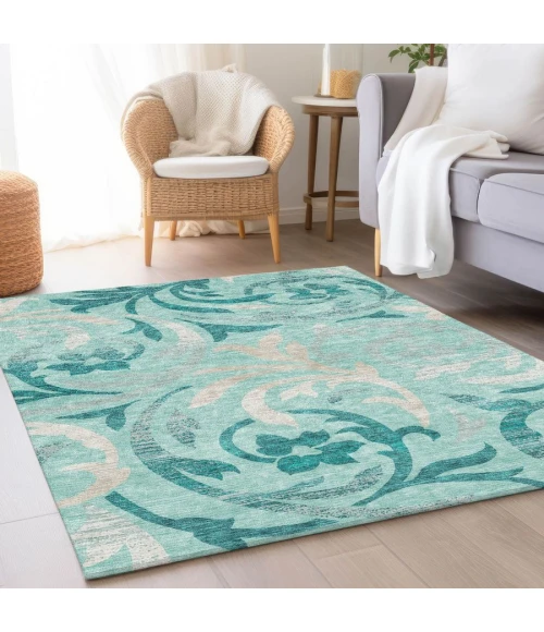 Addison Chantille ACN764-Teal 3 ft. X 5 ft. Rectangle Rug