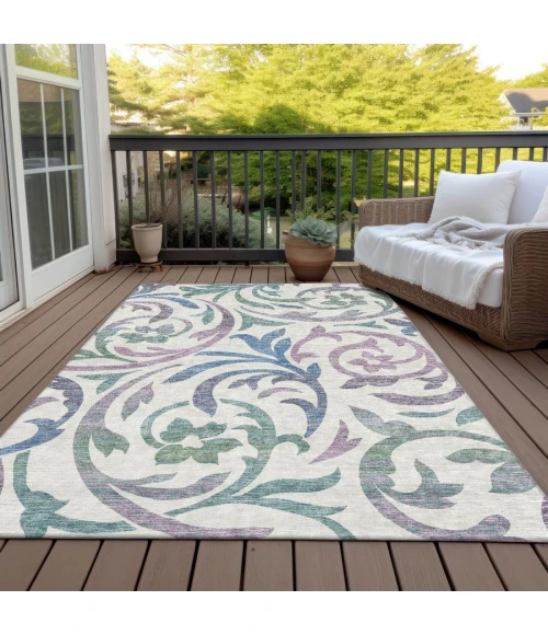 Addison Chantille ACN764-White 8 ft. X 10 ft. Rectangle Rug