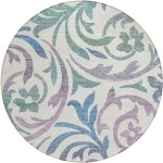 Addison Chantille ACN764-White 8 ft. X 8 ft. Round Rug