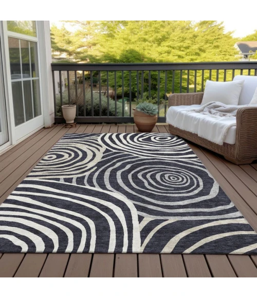 Addison Chantille ACN765-Black 8 ft. X 10 ft. Rectangle Rug