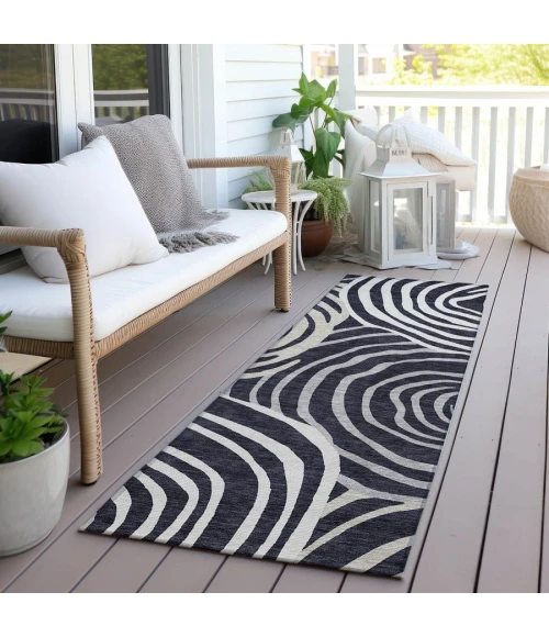 Addison Chantille ACN765-Black 2 ft. 3 in. X 7 ft. 6 in. Rectangle Rug