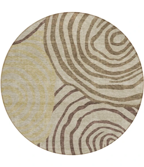 Addison Chantille ACN765-Brown 8 ft. X 8 ft. Round Rug