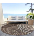 Addison Chantille ACN765-Fudge 8 ft. X 8 ft. Round Rug