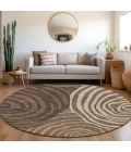 Addison Chantille ACN765-Fudge 8 ft. X 8 ft. Round Rug
